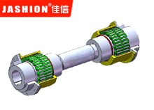 JSJ型接中間軸型蛇形彈簧聯(lián)軸器